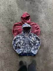2025 New Pattern Printed Zipper Sweatshirt for Men and Women