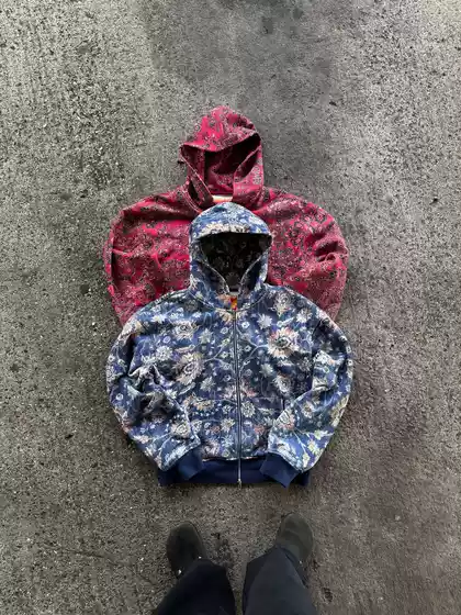 2025 New Pattern Printed Zipper Sweatshirt for Men and Women