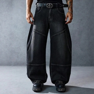 Casual 2026 vintage straight leg jeans.