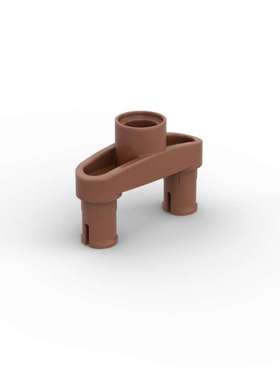 LEGO乐高 科技零配件 棕色15461 6323704  3L双栓带中孔连接件