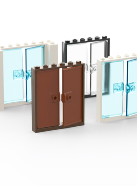 乐高LEGO 42205 80400门框 80683门 白 深棕 透明白 透明浅蓝 棕