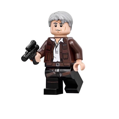 乐高 LEGO 星球大战 人仔 SW841 老年 汉索罗 含武器 75192 75180