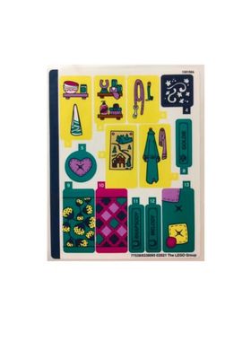 乐高LEGO 女孩系列41683贴纸 77539 6338095 全新套装拆出