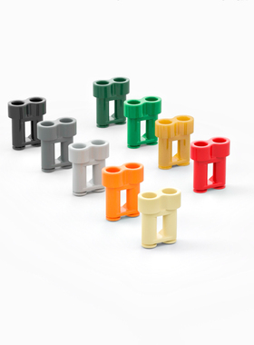 乐高LEGO 30162 6195660 双筒望远镜 浅灰 深灰色 橙 米 深绿