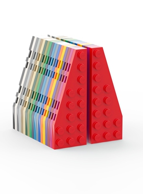 乐高LEGO 50304 50305 8x3楔形板 黑白深灰浅灰深米深绿 红色