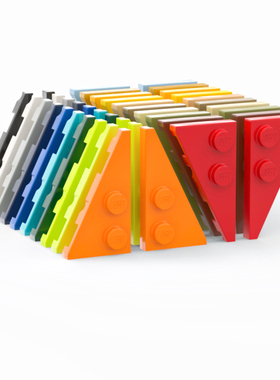 乐高LEGO 65429 65426 2x4 27°角 楔形板 黑色浅灰红色白色深绿