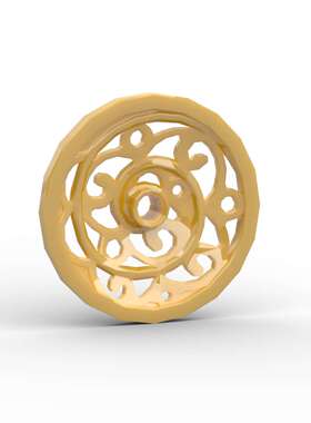 乐高LEGO 珍珠金色15744 花色车轮 直径43mm 6058138 6330617