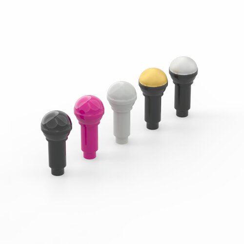 麦克风浅灰色乐高18740配件