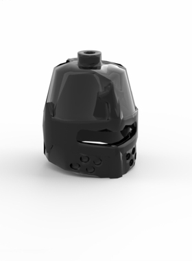 乐高LEGO 黑色89520 6349966 人仔骑士水桶头盔 桶盔 人仔配件