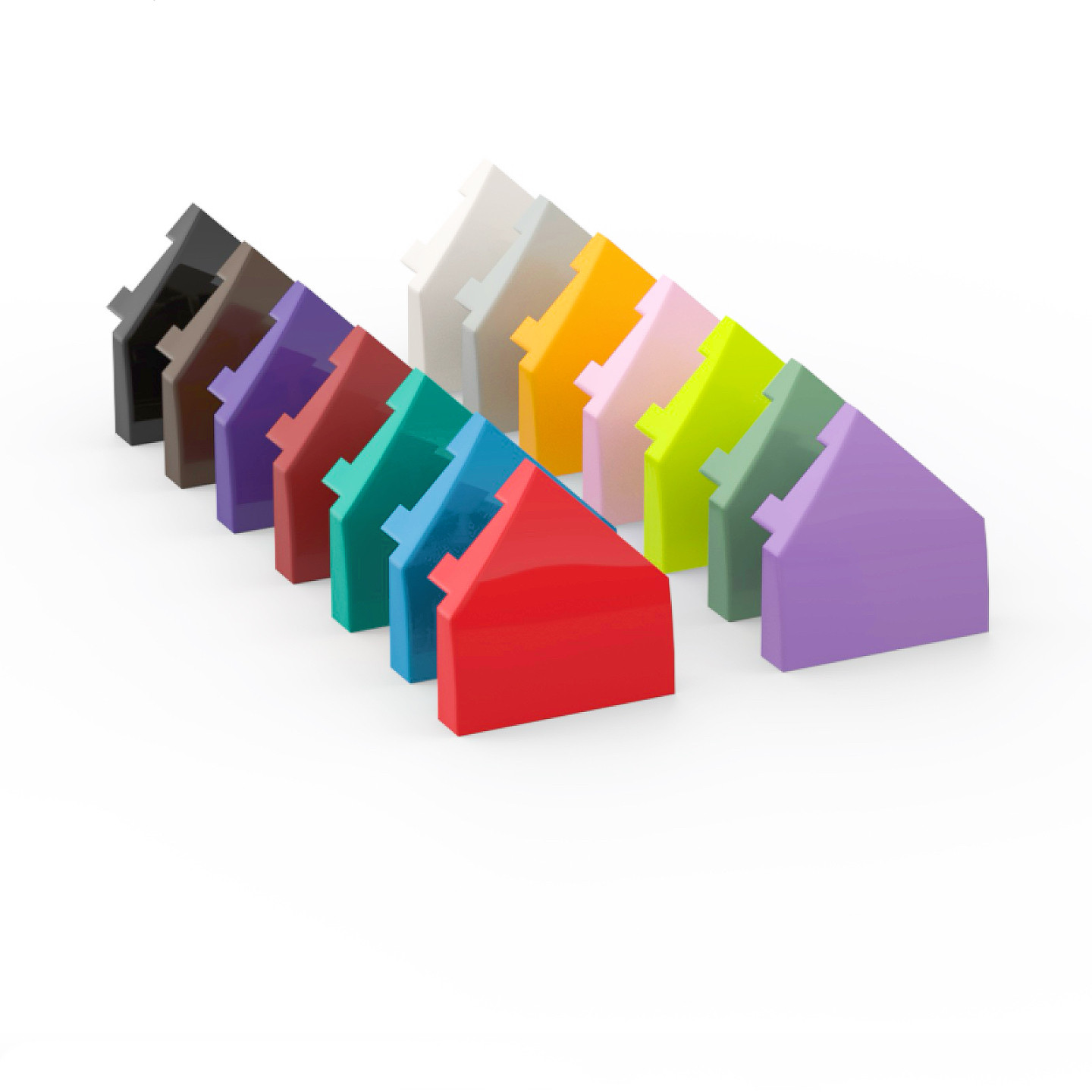 乐高LEGO669562x2楔形弧形