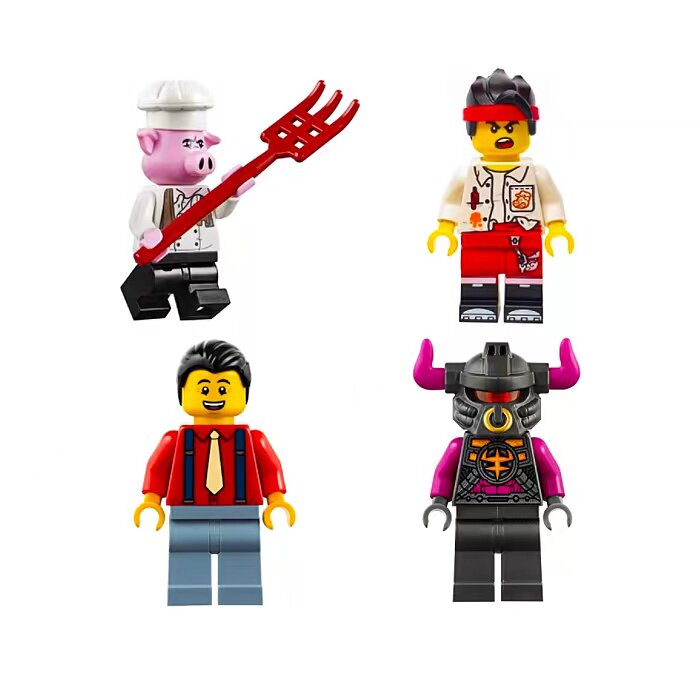 LEGO乐高 悟空小侠系人仔 80009 猪大厨 猪八戒 乔叔 齐小天图片