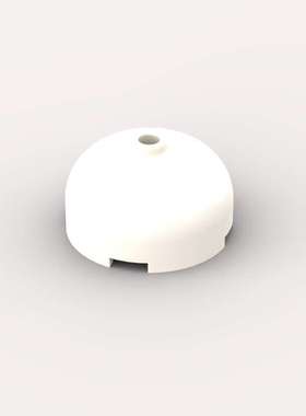 LEGO乐高 零配件 白色 49308 6337515 3x3圆顶砖 冰激凌圆形 建筑