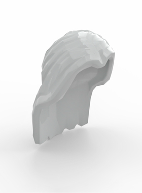 乐高LEGO 浅灰色 36806 6236162 头发 邓布利多 人仔配件