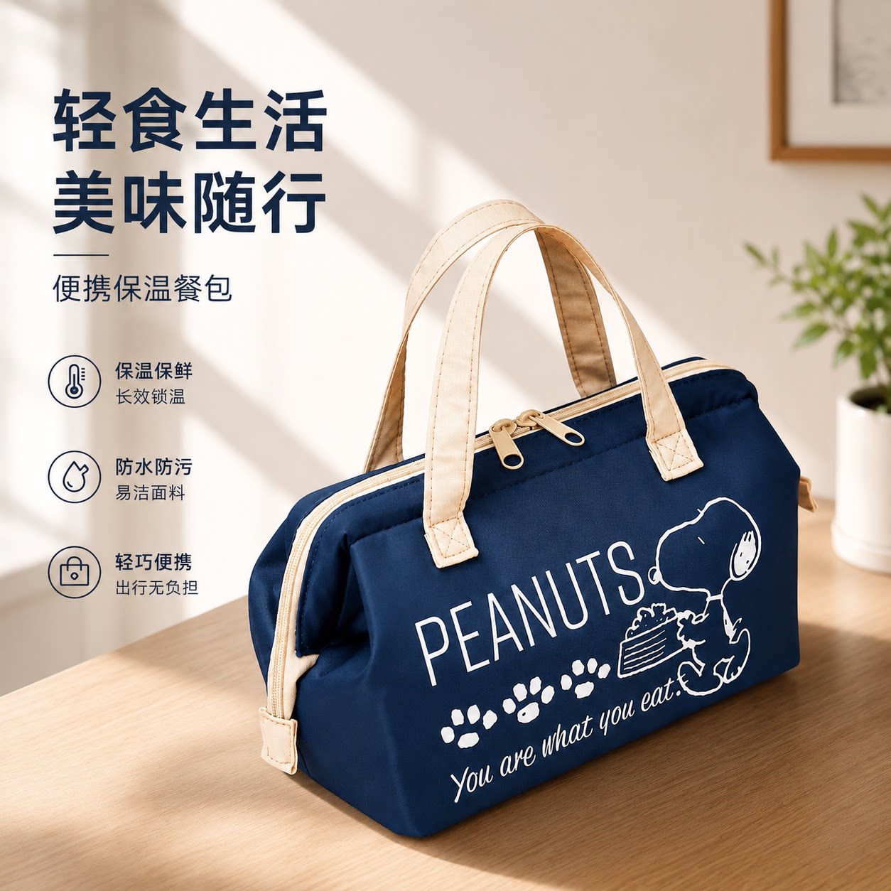 出口日本午餐包饭盒袋迷你便当包图片