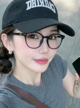 方形秦霄贤同款防蓝光