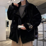 DY27P130现货羊羔绒外套男冬季皮毛一体高级感痞帅男装棉袄，女装短外套，星座1115（原A403）