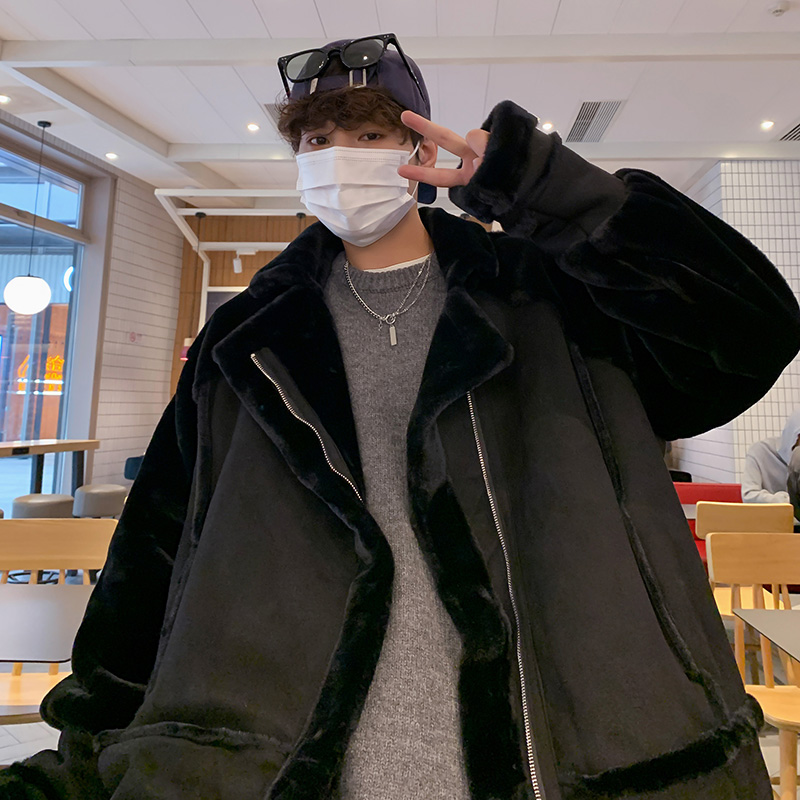 DY01P140大货男女同款仿皮草外套小兔绒棉服帅气毛绒保暖棉衣，男装棉衣，星座1115（原A403）