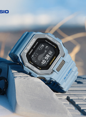 卡西欧旗舰店GBX-100蓝牙冲浪月相潮汐图防水防震运动手表G-SHOCK