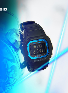 casio旗舰店GW-B5600太阳能电子小方块手表男卡西欧G-SHOCK