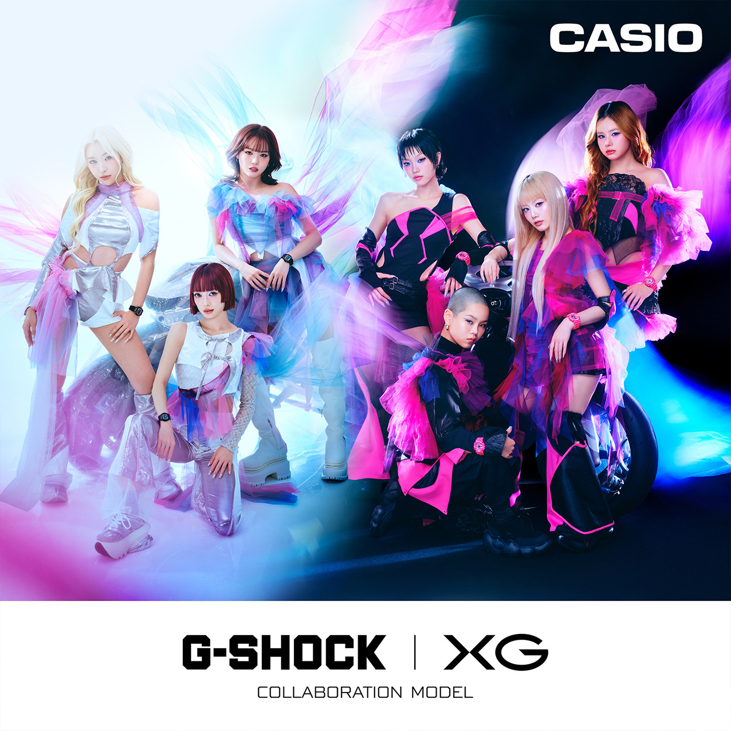 【XG同款】卡西欧官方旗舰店XG联名S5600/S110运动手表女G-SHOCK