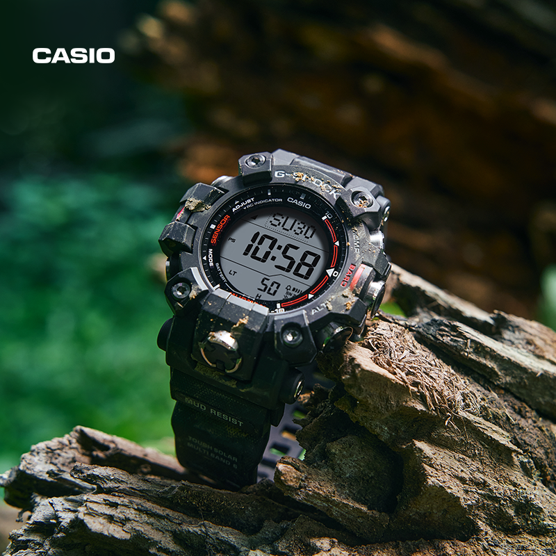 卡西欧GW-9500泥人MUD MAN户外运动防水防泥防震手表男 G-SHOCK