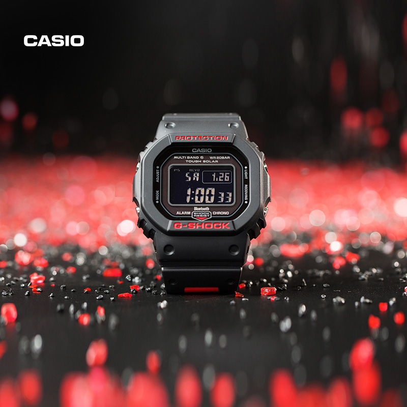 【韩剧善宰同款】卡西欧旗舰店GW-B5600HR潮流运动手表G-SHOCK