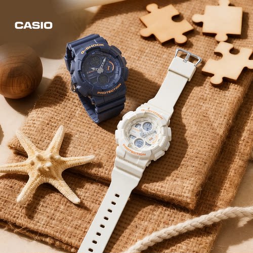 卡西欧活力橙运动女表