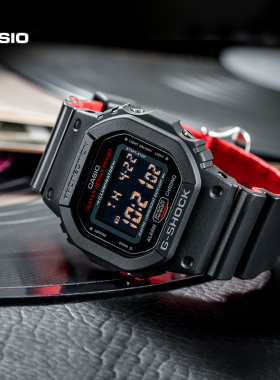 casio旗舰店DW-5600UHR小方块高中学生运动男士手表卡西欧G-SHOCK