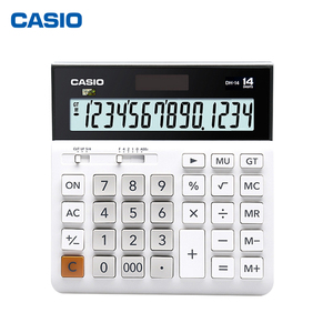 Casio/卡西欧 DH-14超宽计算器办公商务太阳能现货计算机