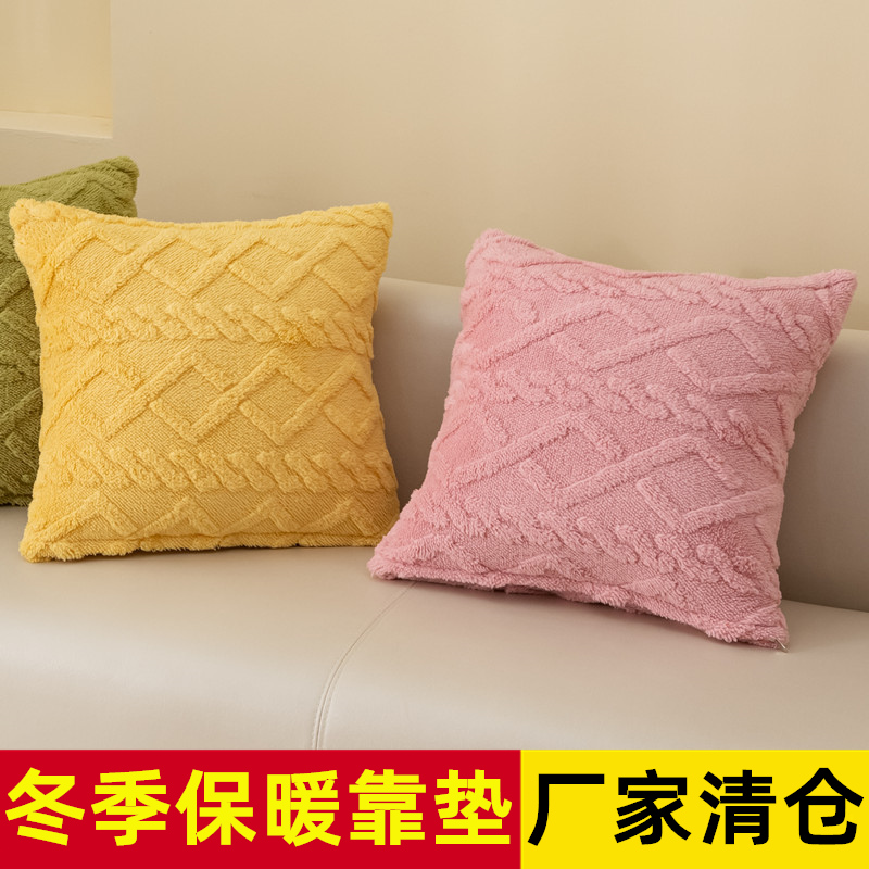 抱枕靠垫PP棉江苏毛绒保暖