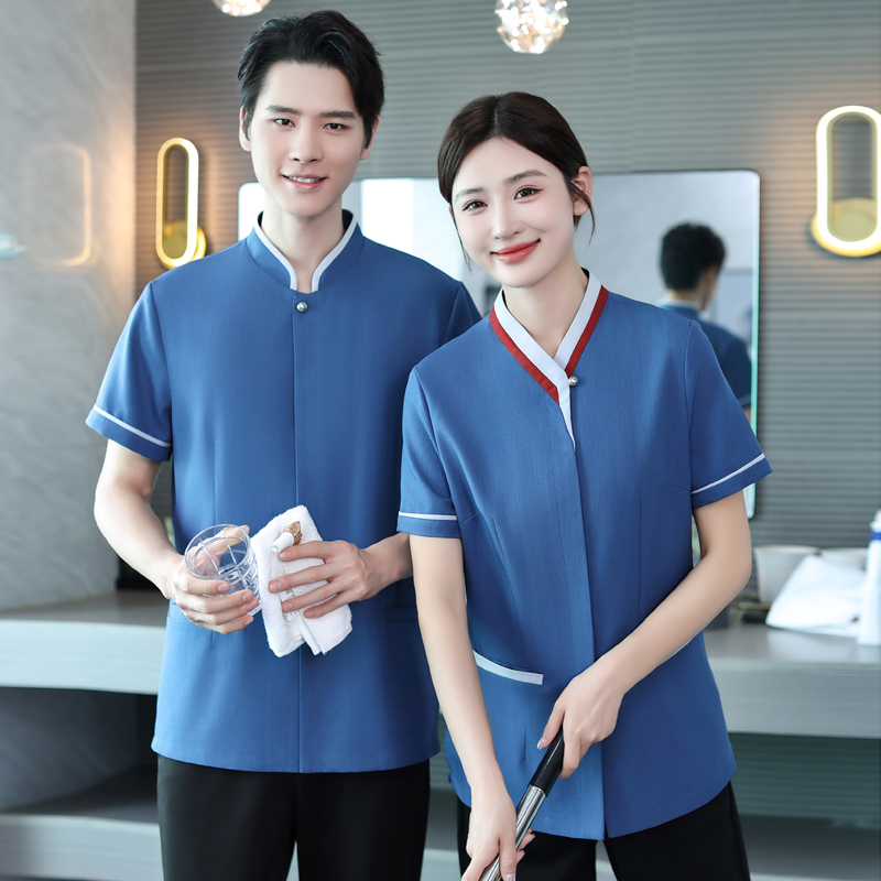 酒店客房保洁工作服半袖