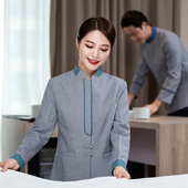 酒店客房保洁工作服长袖 物业小区商超医院学校清洁阿姨工服 秋冬装