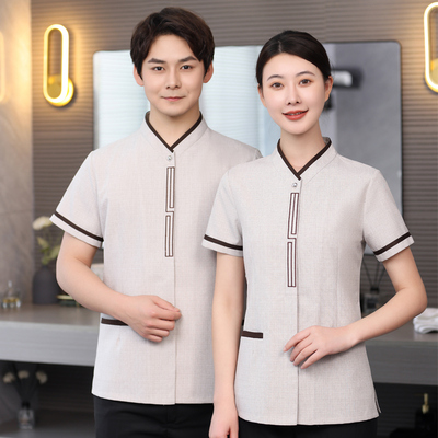 物业清洁员工作服夏半保洁定制