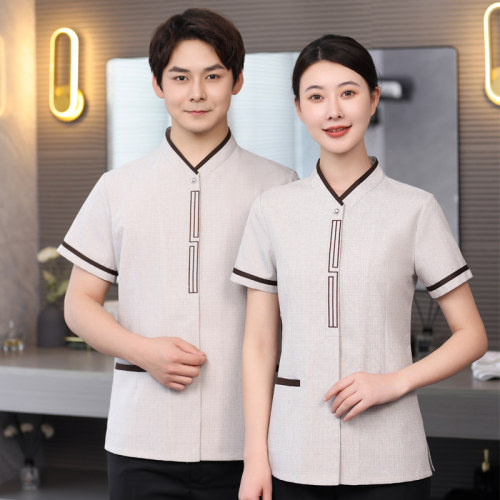 物业清洁员工作服夏半保洁定制