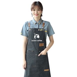 餐饮服务员工作服衬衣半长秋夏装火锅店奶茶水吧酒店烧烤烘焙定制