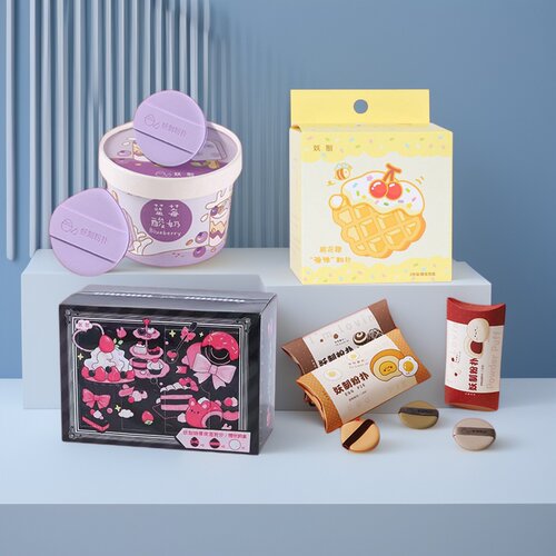 YZ妖制粉扑菠萝派蛋黄派