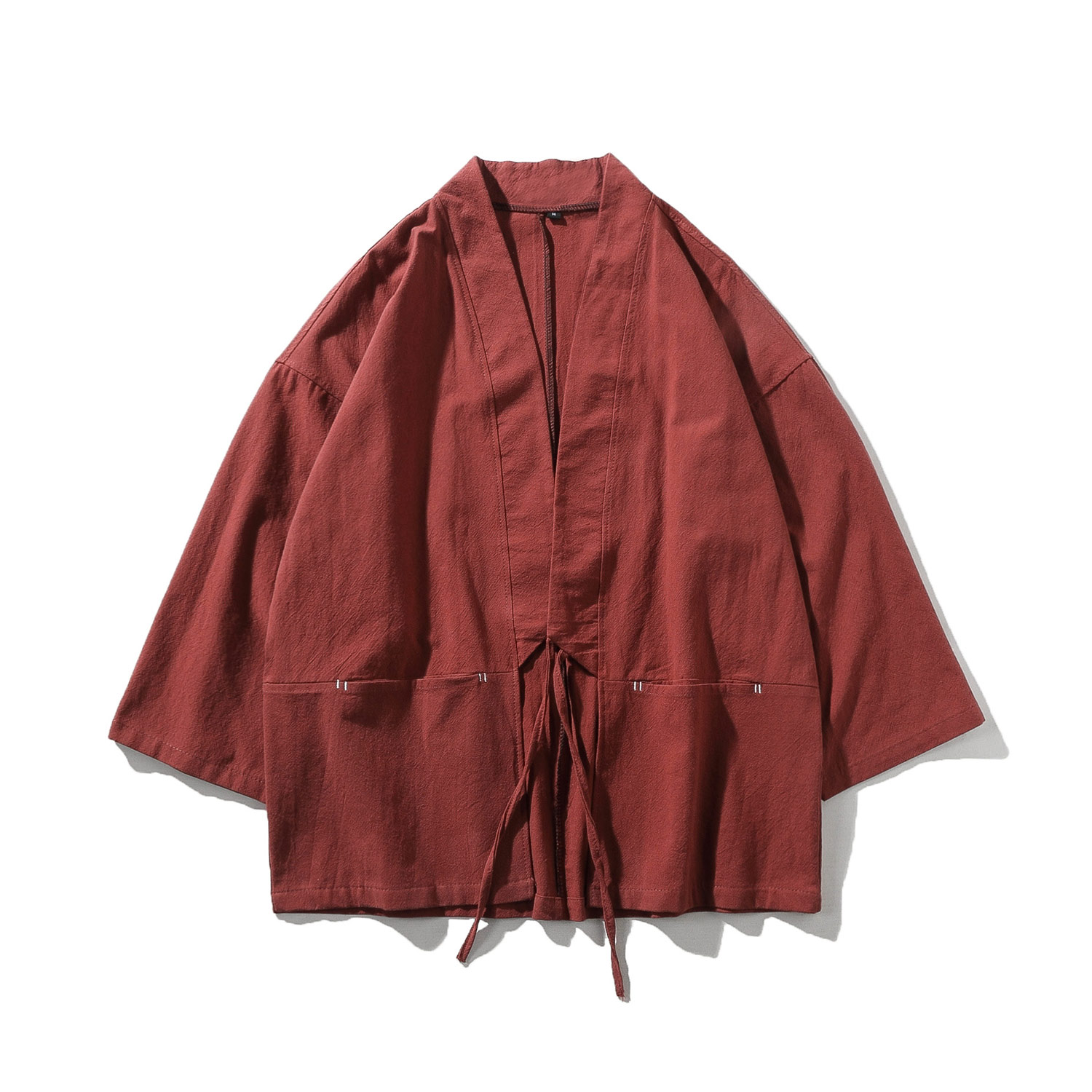 风秋季汉服男居士开衫男士道袍和服夹克外套男QT4011-13-P30,男装民族服装,星座301D-2(原钱塘4011)