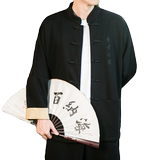 新中式秋季复古立领刺绣民族服装盘扣夹克唐装大码外套JK30-P110，男装夹克，星座301D-2(原钱塘4011)