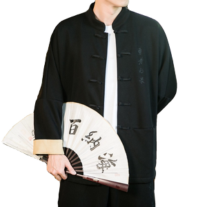 新中式秋季复古立领刺绣民族服装盘扣夹克唐装大码外套 JK30-P110图片