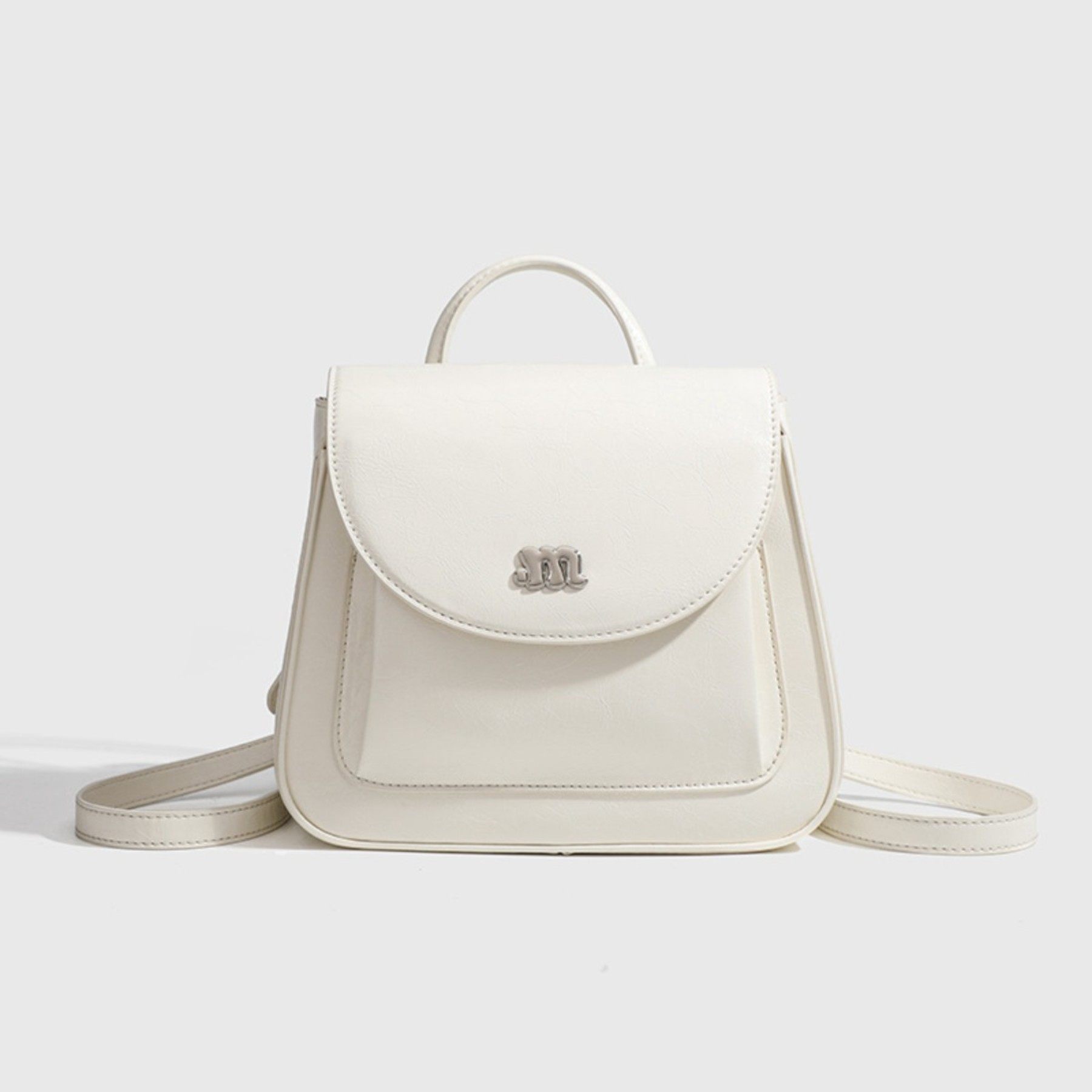 Aman2026背包女双肩包春夏新款旅行轻便小众设计高级感小包包真皮