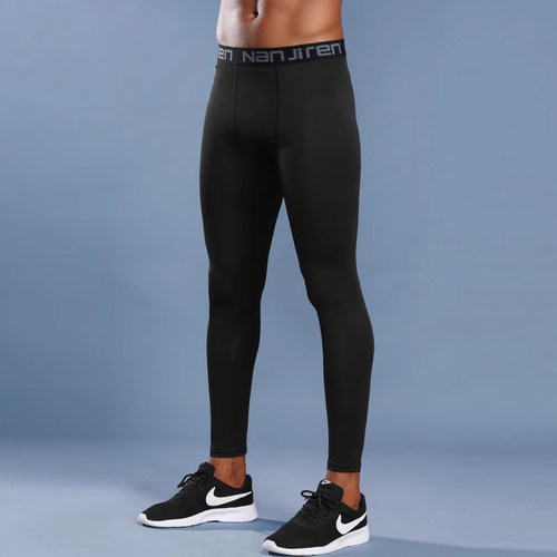 健身紧身裤男跑步速干7A抗菌