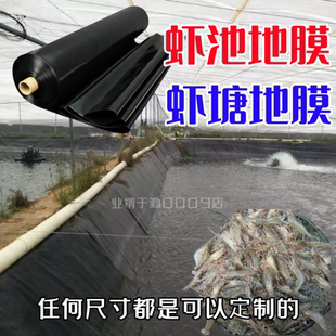 虾池地膜虾塘地膜养虾塑料布渔池防水布特厚渔塘水塘防渗透膜黑膜