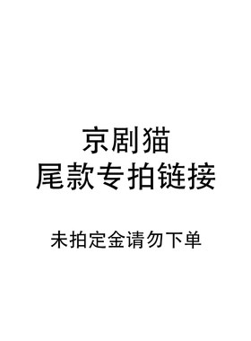 京剧猫瞬差 正版抵债周边 立牌 钥匙扣尾款链接 未拍定金请勿下单