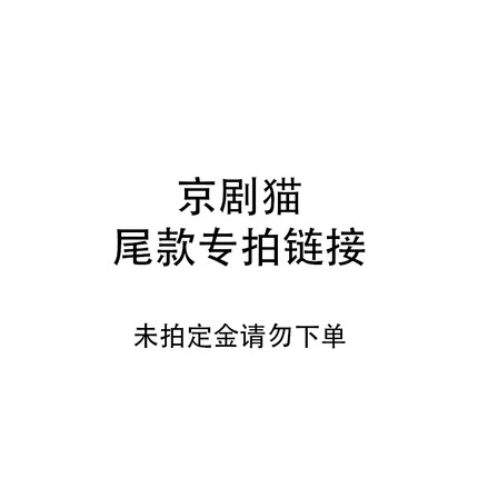 京剧猫瞬差 正版抵债周边 立牌 钥匙扣尾款链接 未拍定金请勿下单