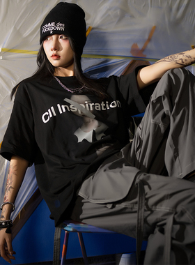 CII Inspiration瞬差-欧美街头创意#10 潮牌黑色T恤-尘埃与钻石