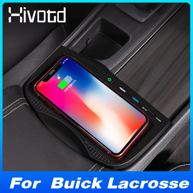 适用别克君越 Buick Lacrosse 15W 车载无线充电器 汽车内饰配件