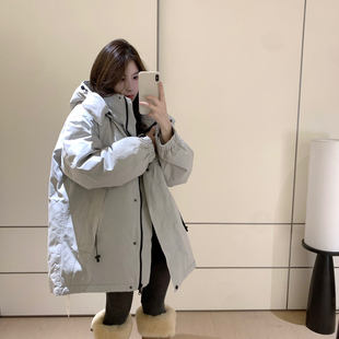 配可拆卸帽子 衣加厚休闲户外保暖羽绒服外套 K68003 GROVE SANTA