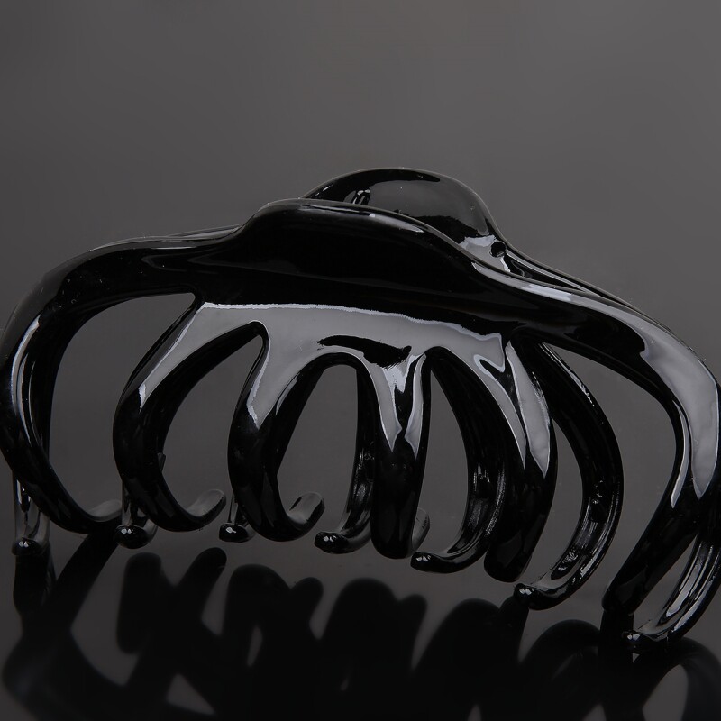 加大号发抓发量多盘发发夹亚克力高级感发卡夹子黑色卡子白色抓夹