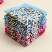 女士纯棉手帕全棉印花手绢薄款 柔软舒适手巾老式 怀旧随身携带方巾