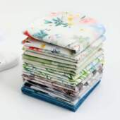 复古风优雅怀旧老式 纯棉手帕柔软薄款 纯棉手绢中国风女士印花手巾